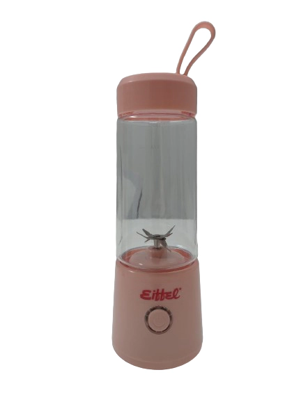 Licuadora Deportiva Eiffel E-226 0.4L Carga USB Rosa