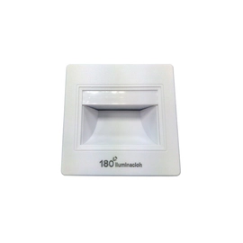 Emb Cuad Web Led 2W Pvc Blanco Calido Blanco