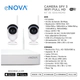 Combo camara seguridad eNova wifi NVR 8CH + 2 CAM 1080p + 1TB
