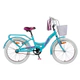 BICICLETA FIREBIRD RODADO 20 NENA CON CANASTO Y TIMBRE COLOR CELESTE
