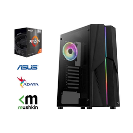 PC ARMADA AMD RYZEN 7 5700G 8GB SSD 480GB RGB 750W TECLADO/MOUSE/AURICULARES