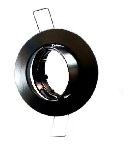 Spot Embutir Dicroica Fundicion Aluminio Ronda 18505 Negro
