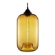 Colgante Vidrio Tomlin 180Mm Alto 300Mm Ambar