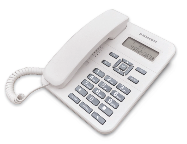 Teléfono Panacom PA7272 Blanco Con Identificador