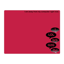 MOUSEPAD G-CUBE GMCR-20R CHAT ROOM