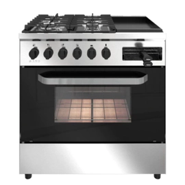 COCINA SAHO KUMA 820- PVISOR 82CM 4 HORNALLAS MULTIGRIIL INOX