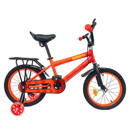 BICICLETA INFANTIL RANDERS BKE-160-F - STRIKER 16 ROJO ACERO RUEDAS ENTRENAMIEN