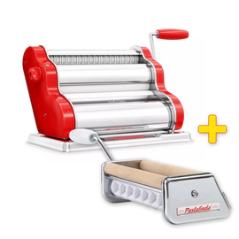 FABRICA DE PASTAS PASTALINDA CLASICA 260 ROJA + RAVIOLERA 260