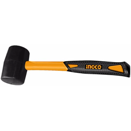 MAZA DE GOMA 450GR CABO FIBRA DE VIDRIO INGCO HRUH8216
