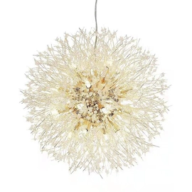 Colgante Bohemia Cristal 8 Luces G9 400Mm Cromo