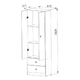 MULTIFUNCION ORLANDI JA 702 PREMIUM - JACARANDA 2 PUERTAS 2 CAJONES
