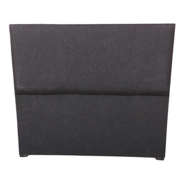 Respaldo Para Sommier 2 Plazas 140 Tapizado Alpha Liso Color Chocolate