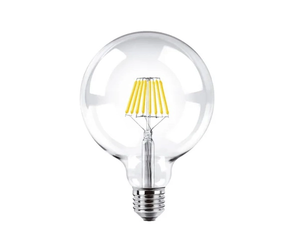 Pack X10 Lampara Globo Filamento 8W Dim Frio