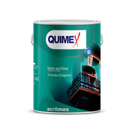 LATEX EXTERIOR TEJA LAVABLE 4L QUIMEX ACRILMEX 2110
