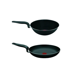 SET SARTEN Y WOK TEFAL PRATIKA T701SET2 ALUMINIO TEFLON 24 Y 28CM