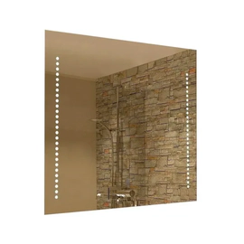 Espejo Luces Led Puntos 28W 80X60Cm Cromo
