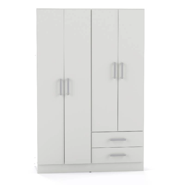 PLACARD NORDICA ORLANDI BL 3522 BAHIA - BLANCO 4 PUERTAS 2 CAJONES
