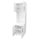 Aparador Columna Cocina Mosconi 4 Puertas Organizador Blanco