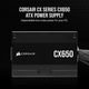 FUENTE 650W CORSAIR CX650 80 PLUS BRONZE