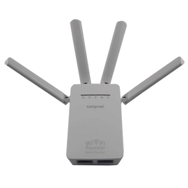 RANGE EXTENDER KANJINET KJN-RP4200B REPETIDOR DE SEÑAL 4 ANTENAS 300 MBPS
