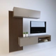 CENTRO DE ENTRETEN PCOLGAR TABLES 1111 CNG HOME - NOGAL GRIS CLARO HASTA 65 INC
