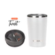 Vaso con Doble Pared Waterdog AMERICAN380WH 380 ml Blanco Acero