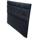 Respaldo Sommier Ayfa Tela Rustica Capitone King 200cm