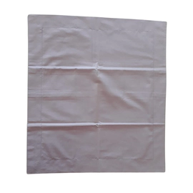 Funda para almohadon gros lisa con volado 40x40 lila