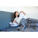 CONJUNTO 140X190X28 - PURPLE - FIRM PRO EURO PILLOW - ESPUMA ALTA DENSIDAD