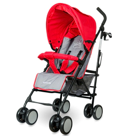 Cochecito De Bebé Paragüitas Reclinable Keisi Rainbow Rojo