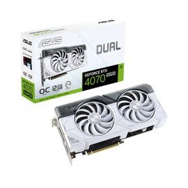PLACA DE VIDEO GF ASUS RTX 4070S DUAL EVO OC 12GB GDDR6X 192bit PCIE 4.0 WHITE