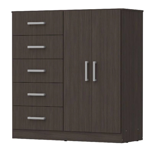 CHIFONIER NORDICA ORLANDI WE 3403 BAHIA - WENGUE 5 CAJONES 2 PUERTA