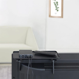 ESTANTE MULTIUSO AJUSTABLE ONEBOX OB-EST1 CON AGARRE A LA TV 300X127X14MM