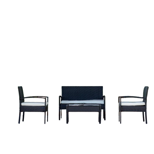 Set de Sillón Doble + Individuales + Mesa Avelino XS-ETS025A