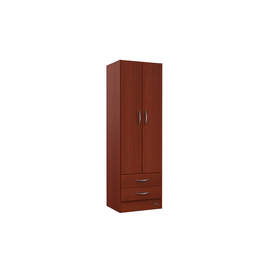 Placard Mosconi 2 Puertas 2 Cajones Caoba 57x181 cm