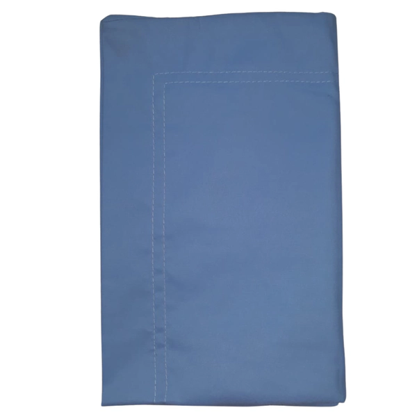 Funda almohadón con volado 50x50 celeste