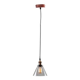 Colgante Cono Vidrio Harlem 180Mm Transparente