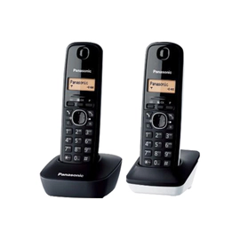 Teléfono Inalámbrico Panasonic KXTG-1612SP1 Negro