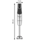 LICUADORA DE MANO MOULINEX INFINYFORCE DD95HD10 - 1200W BATIDOR PICADOR MEDIDOR