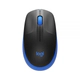 Mouse Inalámbrico Logitech M190 Azul Y Negro