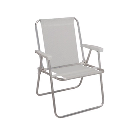 Silla Alta Aluminio Sannet Mor 110Kg Blanco