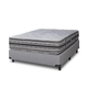 COLCHON Y SOMMIER ARCOIRIS RESORTES PACIFIC CON DOBLE PILLOW 200X160
