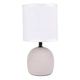 Lampara De Mesa Dollar Hormigon Con Pantalla Negro