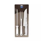 SET BRINOX 3 PIEZAS - PRECISION BLANCO ACERO INOXIDABLE (2554302)(LBRIN00459)
