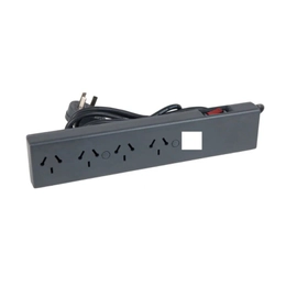 Zapatilla Con Cable 4 Tomas Largo 1,5M 10A 138541 138571 Grafito