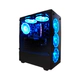 GABINETE GFAST BA-2911 HA21 FUENTE 500W 6 COOLERS RGB GAMER