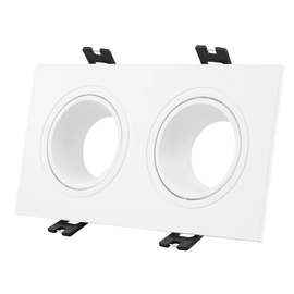 Spot Embutido Rectangular Dicroica Matt2 Antidesl Gu10 173 X 93 X 29 Mm Blanco
