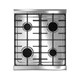 COCINA MORELLI CAPRI 550 - 55CM ACINOX PTA VIDRIO REJFUND (18045)