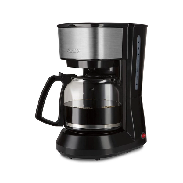 CAFETERA DE FILTRO ATMA CA22IBP 1.5 LTS 1000W 12 TAZAS NEGRO Y ACERO