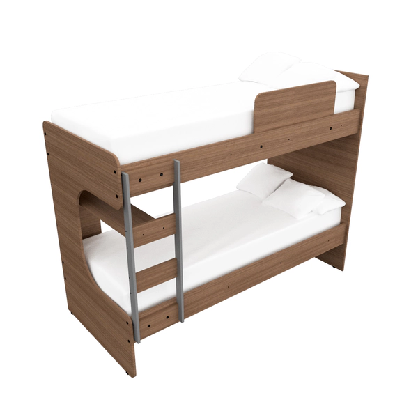 Cama Cucheta Mosconi Milenial Doble Melamina Carvalho Mezzo